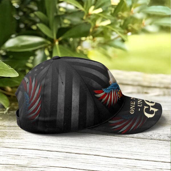 One Nation Under God America Eagle Baseball Cap, Christian, Jesus Hat Trucker Classic Hats Gift