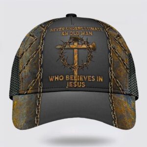 Never Underestimate Who Believes In Jesus Classic Baseball Cap Hat  Trucker Classic Hats Gift