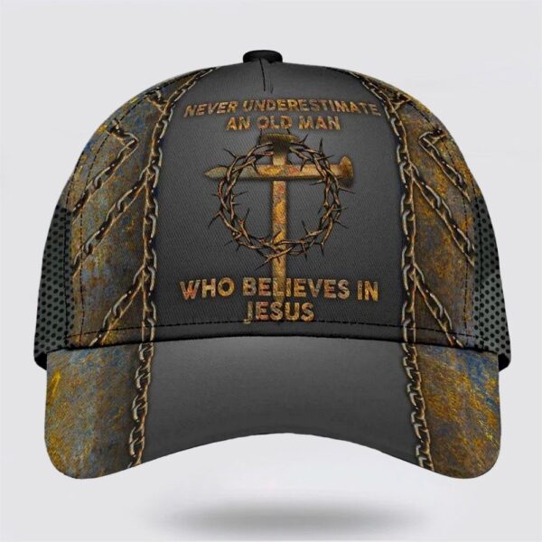 Never Underestimate Who Believes In Jesus Classic Baseball Cap Hat  Trucker Classic Hats Gift