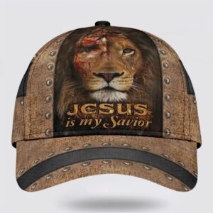 The Lion Jesus Is My Savior Classic Hat Baseball Cap Hat  Trucker Classic Hats Gift