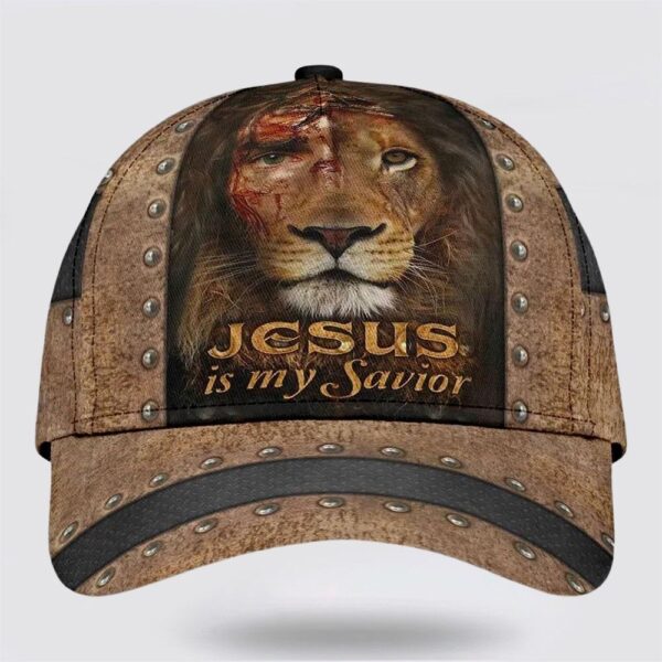 The Lion Jesus Is My Savior Classic Hat Baseball Cap Hat  Trucker Classic Hats Gift