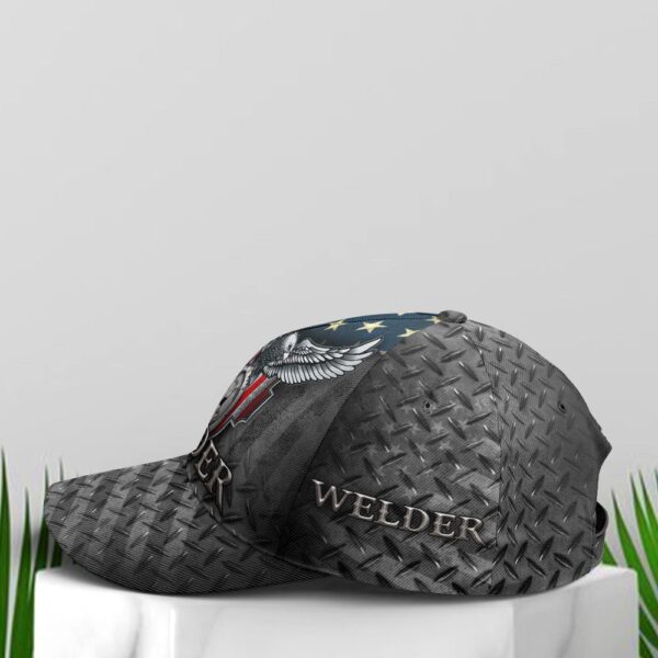 US Eagle Baseball Cap For Welder Metalic Style, Christian Baseball Cap, Jesus Hat Trucker Classic Hats Gift