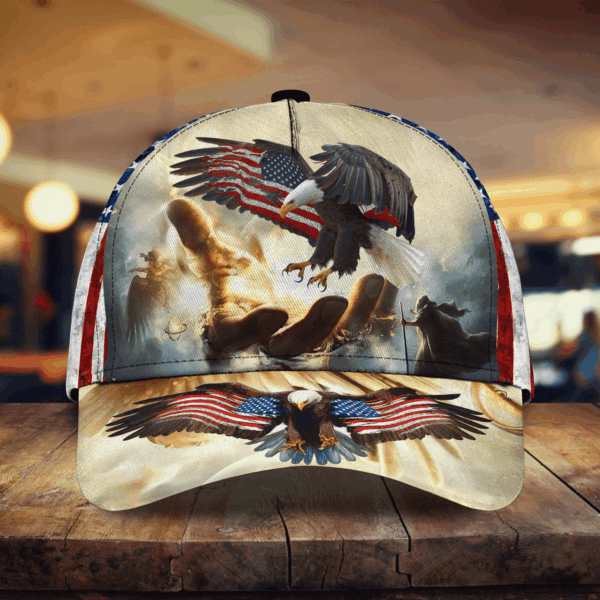 Premium Unique Jesus Eagle Cap Trucker Classic Hats Gift