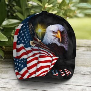 White Eagle Baseball Cap, Christian, Jesus Hat Trucker Classic Hats Gift