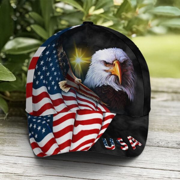 White Eagle Baseball Cap, Christian, Jesus Hat Trucker Classic Hats Gift