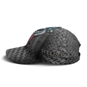 US Eagle Baseball Cap For Welder Metalic Style, Christian Baseball Cap, Jesus Hat Trucker Classic Hats Gift 1