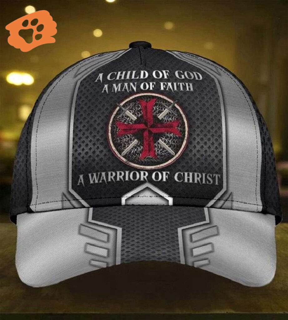 A Child of God A Man of faith 3D Cap , Warrior of God Jesus Cap Hat Trucker Classic Hats Gift