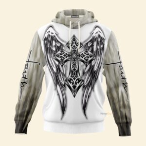 Child of God Man of Faith Warrior of Christ Hawaiian Shirt - God Jesus White 1