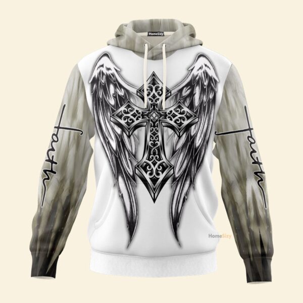 Child of God Man of Faith Warrior of Christ Hawaiian Shirt – God Jesus White