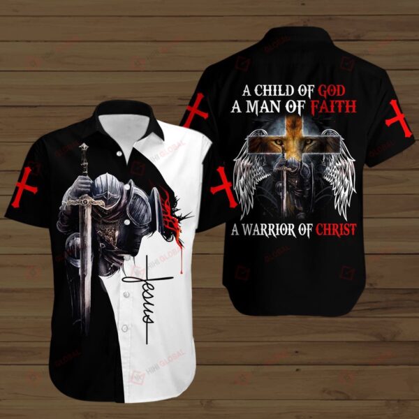 Christian Warrior All Over Printed Shirt – Jesus God Gift Idea – Hawaii Shirt