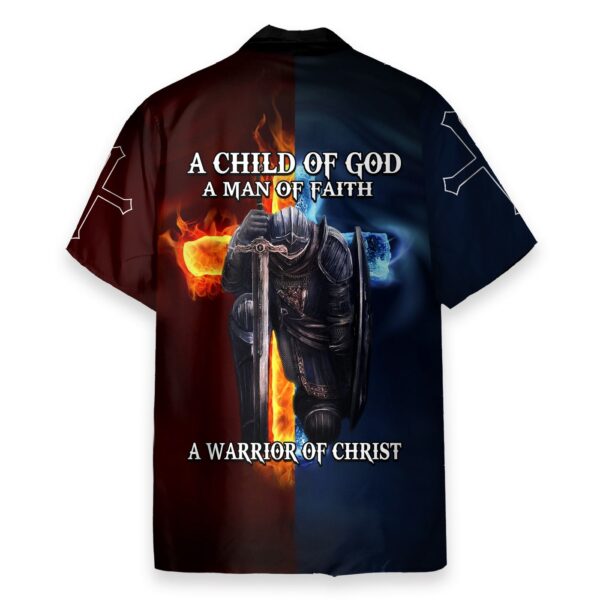 Templar Knight Christian Hawaiian Shirt – Child of God Man of Faith in Jesus