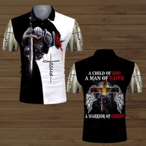 Child of God Jesus Faith Warrior Hawaiian Polo Shirt Zip Hoodie QT208695Hf 1