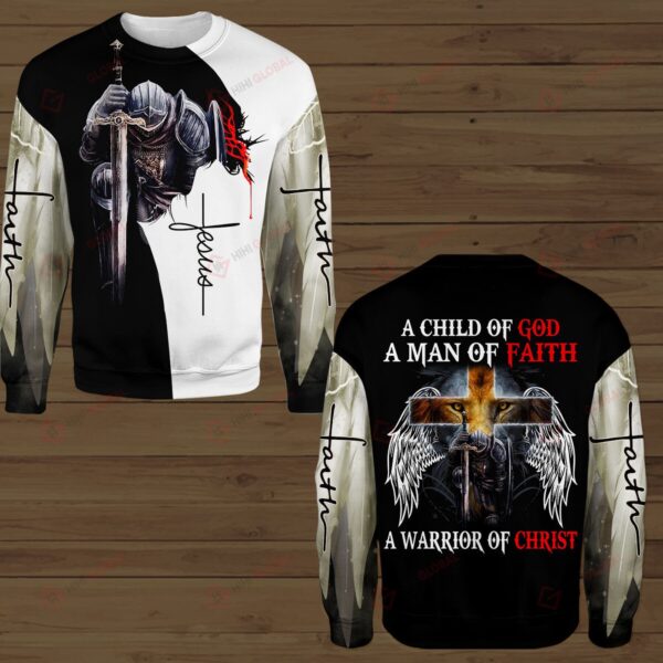 Child of God Jesus Faith Warrior Hawaiian Polo Shirt Zip Hoodie QT208695Hf