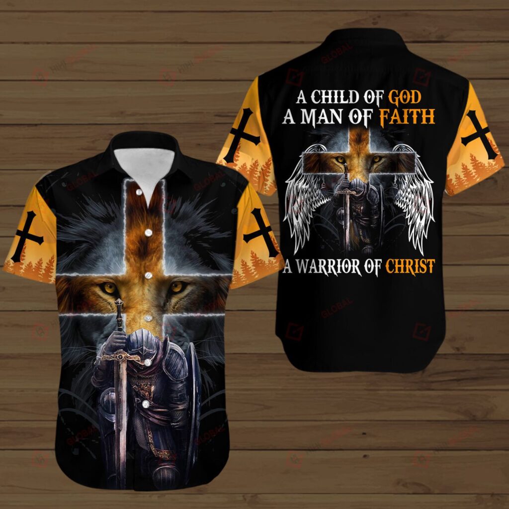 Child of God Jesus Faith Warrior Hawaiian Polo Tshirt Hoodie – 3D Printed Shirts Child of God Jesus Faith Warrior Hawaiian Polo Tshirt Hoodie – 3D Printed Shirts