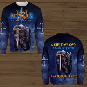 Child of God Jesus Faith Warrior Hoodie Hawaiian Polo Shirt T-shirt QT301104Lb 1