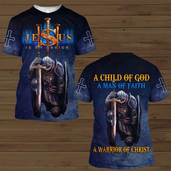 Child of God Jesus Faith Warrior Hoodie Hawaiian Polo Shirt T-shirt QT301104Lb
