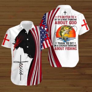Jesus Aloha Hawaiian Shirts: Embrace God and Fishing in Style #H