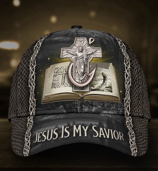Adeenyc – Fishing Jesus Is My Savior Classic Cap Baseball Hat Trucker Classic Hats Gift