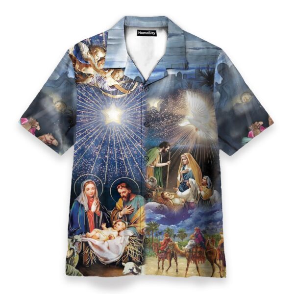 Christmas Day Hawaiian Shirt – Amazing Jesus Was Born Design