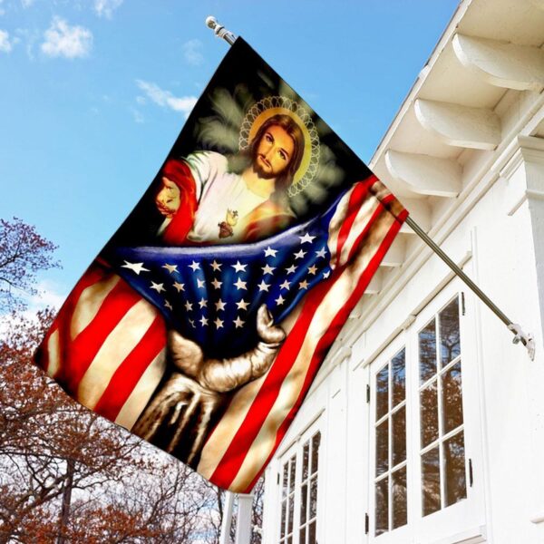 America Needs Jesus Flag: Show Your Faith and Patriotism with this Unique Flag!