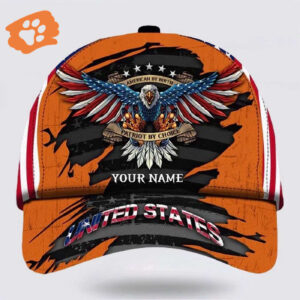 American By Birth Patriot By Choice Eagle Baseball Cap, Christian, Jesus Hat Trucker Classic Hats Gift