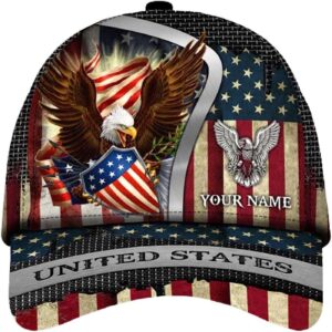 American Eagle Baseball Cap, Christian, Jesus Hat Trucker Classic Hats Gift 1