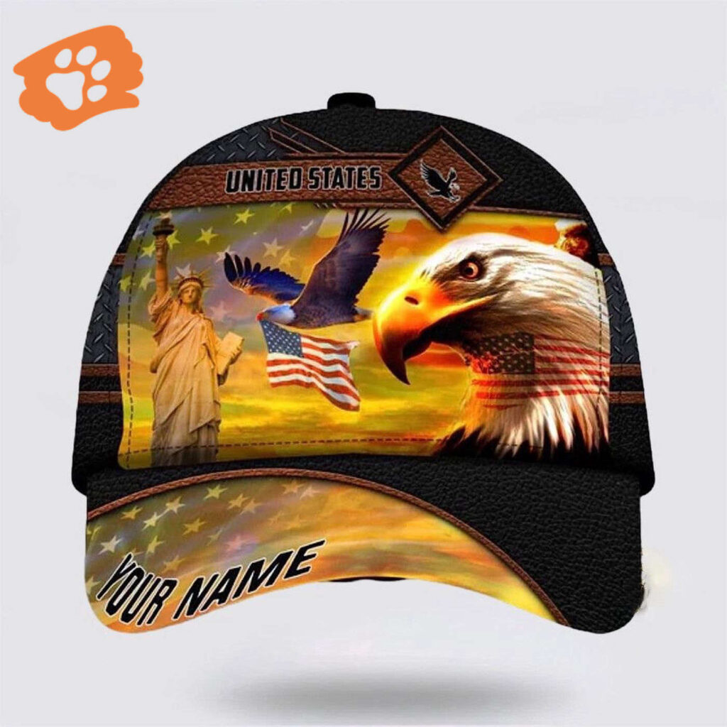 American Eagle Custom Name Baseball Cap, Christian, Jesus Hat Trucker Classic Hats Gift American Eagle Custom Name Baseball Cap, Christian, Jesus Hat Trucker Classic Hats Gift