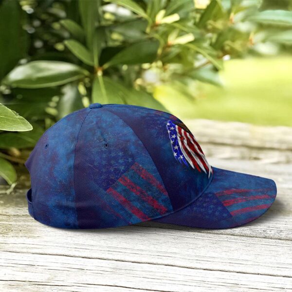 American Flag Eagle Wings Blue Baseball Cap, Christian, Jesus Hat Trucker Classic Hats Gift