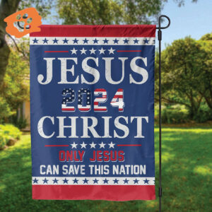 American Flag Jesus Christ Garden Flag Patriotic Outdoor Decor Gifts