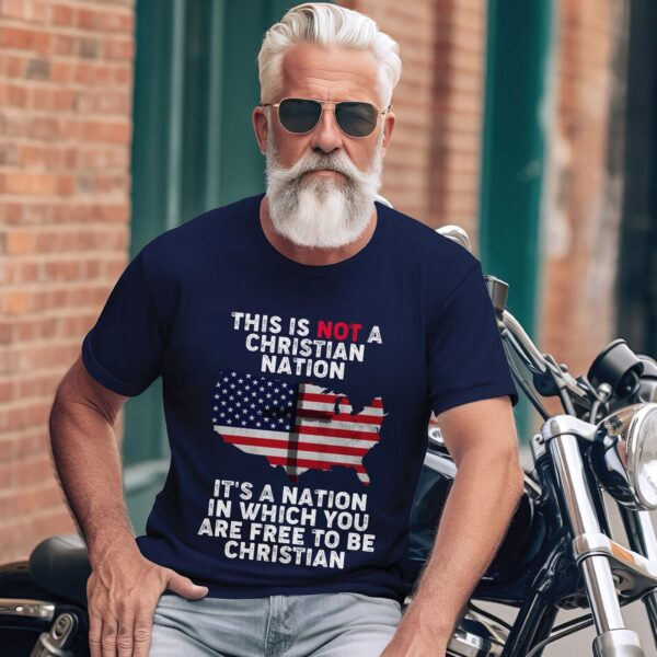 American Flag Jesus Cross Shirt – Celebrate Freedom with Christian Tee Sweatshirt Hoodie Mug – Independence Day Gifts