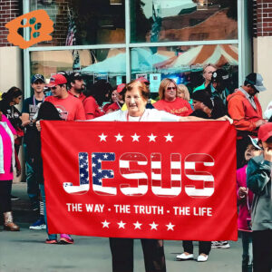 American Jesus House Flag: Patriotic Christian Home Decor & Gifts