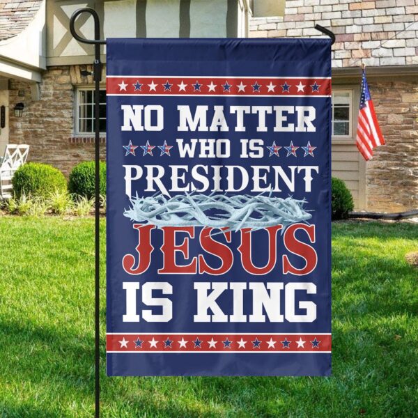 American Jesus House Flag: Patriotic Christian Yard Decor & Gifts