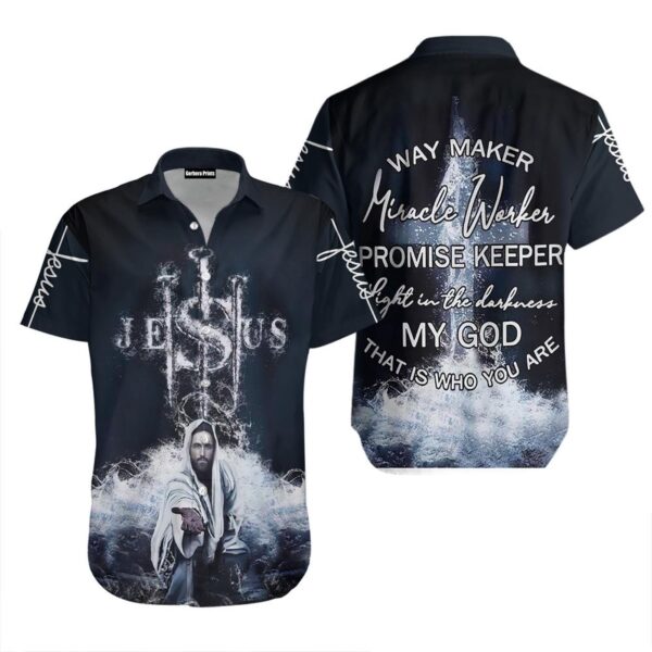 Jesus Way Maker Aloha Hawaiian Shirts for Men & Women Easter Collection WT7436