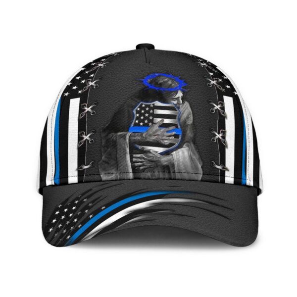 Back The Blue Jesus All Over Print Classic Cap