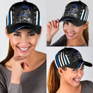 Back The Blue Jesus All Over Print Classic Cap 3