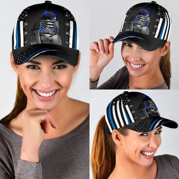 Back The Blue Jesus All Over Print Classic Cap
