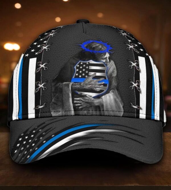 Back The Blue Jesus Classic Cap All Over Print