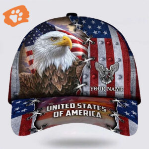 Bald Eagle United States Of America Baseball Cap, Christian, Jesus Hat Trucker Classic Hats Gift