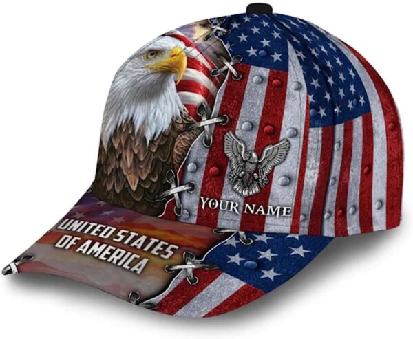 Bald Eagle United States Of America Baseball Cap, Christian, Jesus Hat Trucker Classic Hats Gift