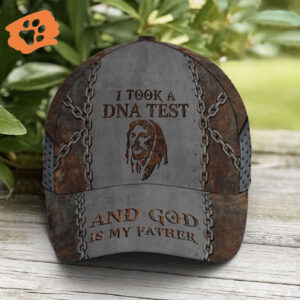 Baseball Cap For God Lovers Chain Rust And Metallic, Christian Baseball Cap, Jesus Hat Trucker Classic Hats Gift