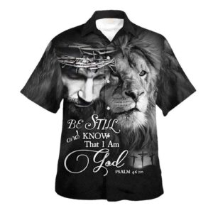 Jesus Lion Christian Hawaiian Shirt for Men - Gift for Christian