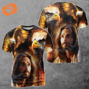 Believe In Jesus Eagle Fate Men's T-shirt S-5XL