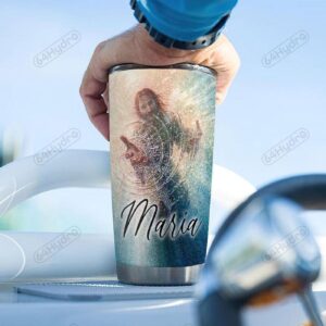 Bible Jesus Personalized Stainless Steel Tumbler TA - Jesus Lover Men Women