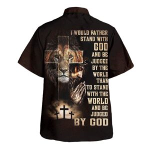Faith Over Fear Hawaiian Shirt for Men Christian Jesus Christian Gift 1