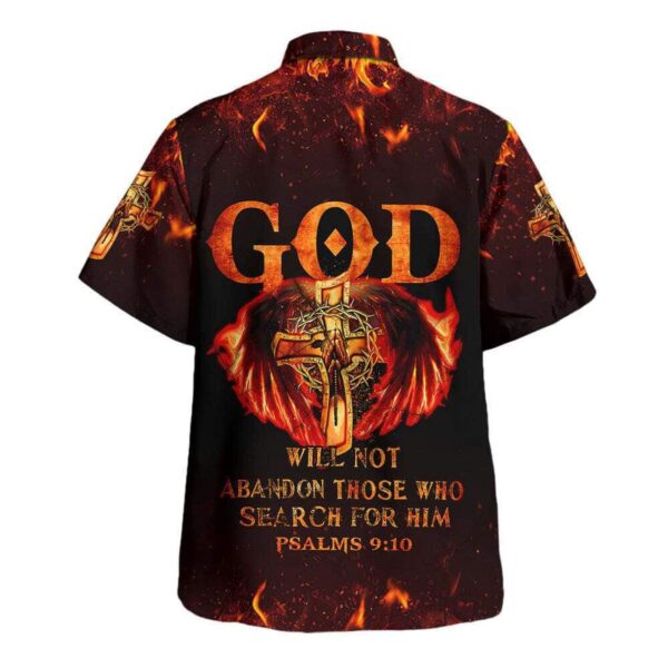 Bible Verse Hawaiian Shirt: God s Promise to Those Seeking Him Jesus Cross Design Christian Religious Gift