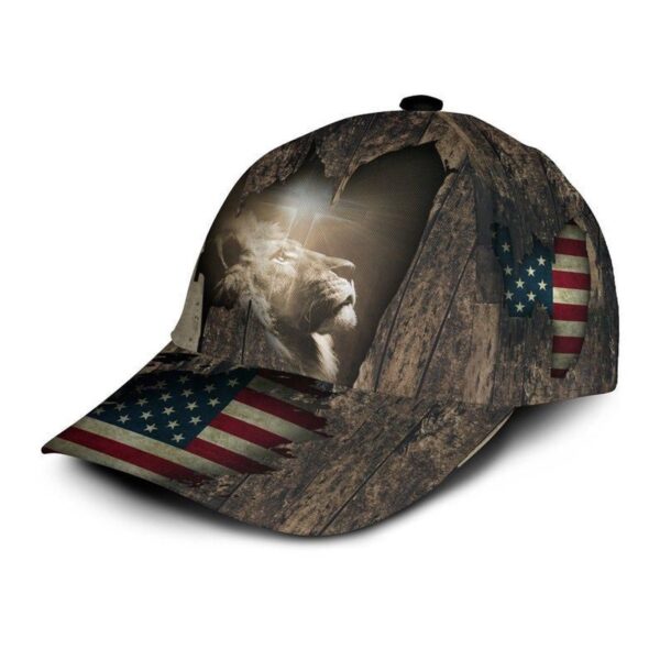 Broken Grunge Wood And Lion – Classic Cap For Jesus, God Lovers Trucker Classic Hats Gift