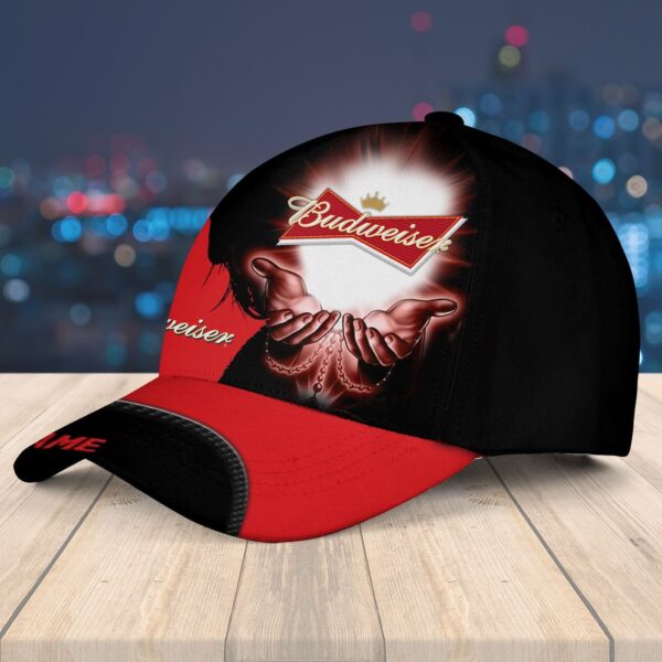 Budweiser Jesus Custom Name Baseball Cap – Gift 2025 for Men Women