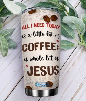 BW Jesus Personalized Stainless Steel Tumbler - Jesus Lover Men Women 1
