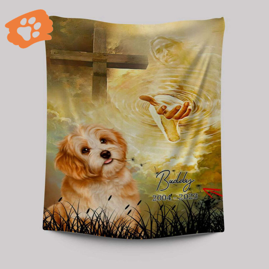 Cat Memorial Tapestry Prints: Take My Hand Jesus – Unique Pet Loss Gifts Cat Memorial Tapestry Prints: Take My Hand Jesus – Unique Pet Loss Gifts