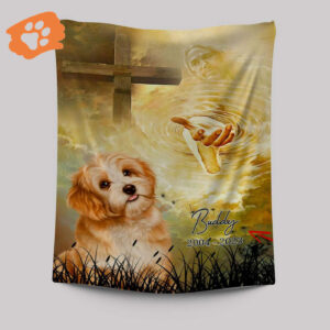 Cat Memorial Tapestry Prints: Take My Hand Jesus - Unique Pet Loss Gifts